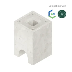 EV Blocks Mini - Concrete EV charger Base - Compatible with EV Tower and Simpson & Partners