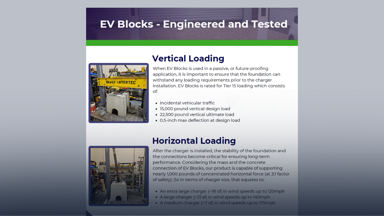 EV Blocks - Engineered and Tested